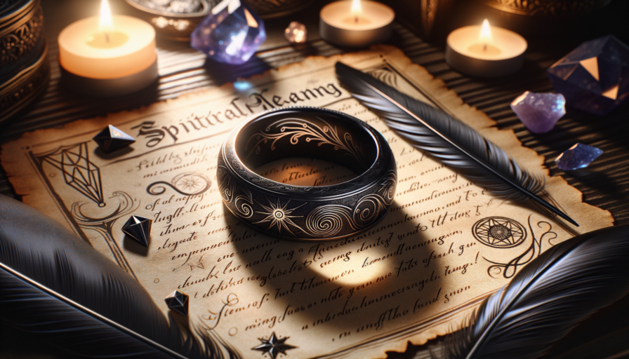 black ring spiritual meaning