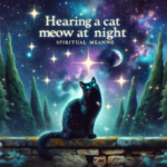 hearing a cat meow at night spiritual meaning