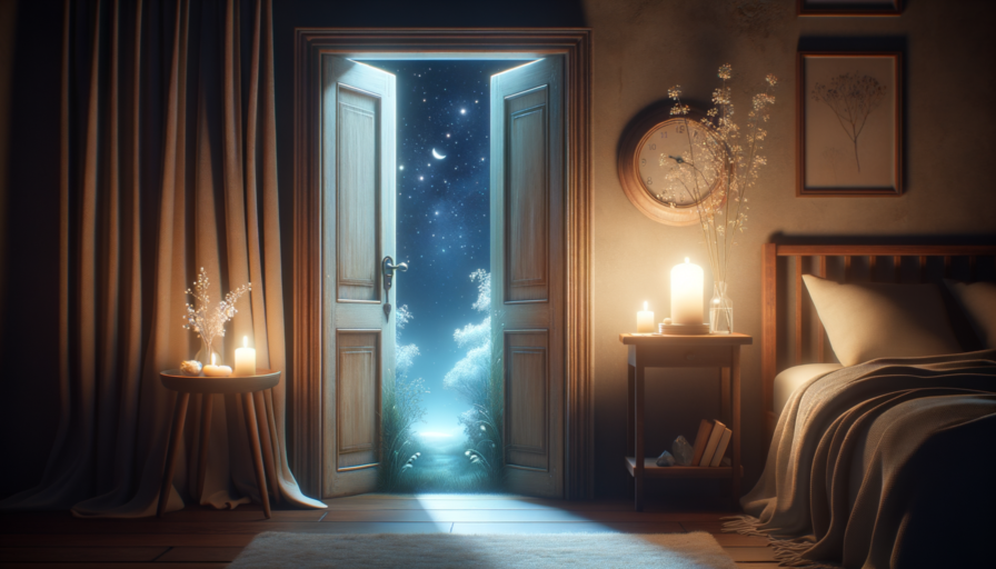 sleeping with door open spiritual meaning