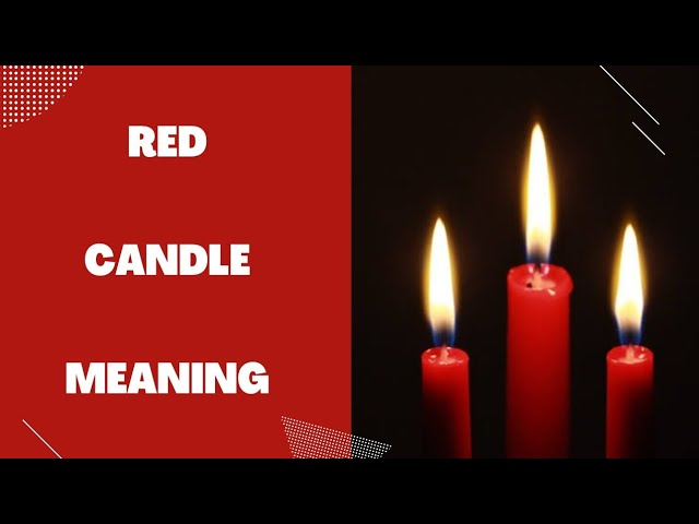 spiritual meaning of red candle