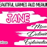 spiritual meaning of the name jane