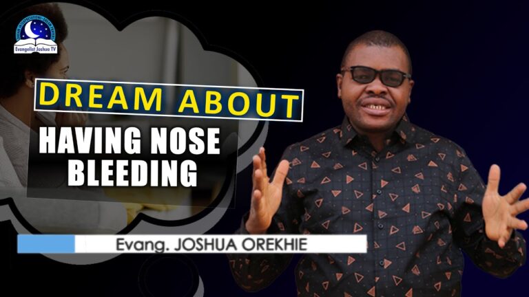what does a nose bleed dream mean spiritually